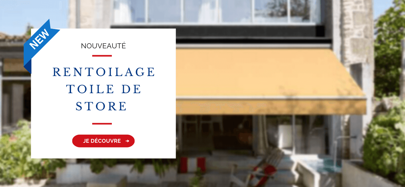 banniere toile de store